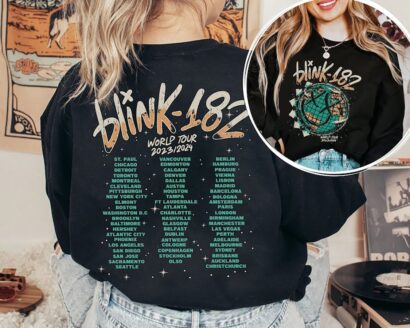 Blink 182 World Tour 2023 2024 Shirt, Blink 182 merch, Blink 182 t shirt