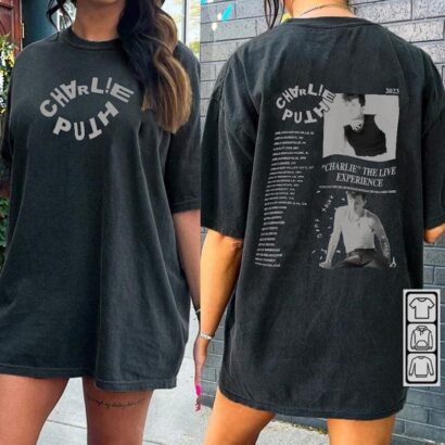 Charlie Puth tshirt, Charlie Puth t shirt, Charlie Puth merch, Comfort color shirt