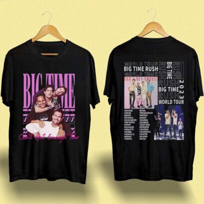 Big Time Rush Tour 2023 Shirt, Big Time Rush t shirt