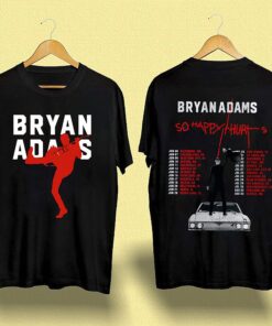 Bryan Adams Tour 2023 T-Shirt, So Happy Hurts Tour, Vintage Bryan Adams Shirt, 1985 Bryan Adams Shirt