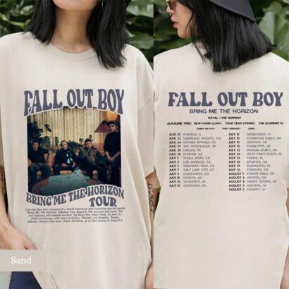 Fall Out Boy Shirt, Fall Out Boy Tour Shirt