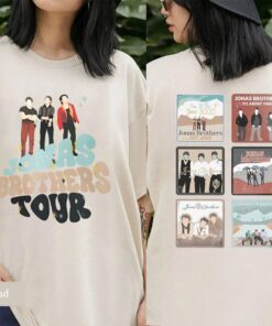 Jonas Brothers Shirt, Five Albums One Night Tour Shirt, Jobros Album Shirt