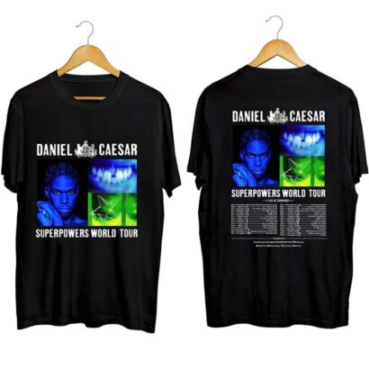 Daniel Caesar Superpowers World Tour 2023 Shirt, Daniel Caesar Shirt, Daniel Caesar 2023 Concert Shirt