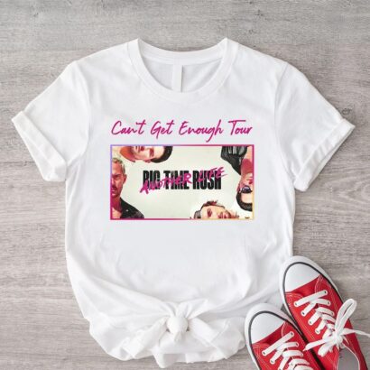 Big Time Rush Band Can't Get Enough Tour Shirt, 90s Vintage Big Time Rush Band Shirt, Big Time Rush Tee, Big Time Rush Sweatshirt