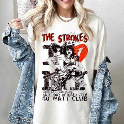 The Strokes Tour Concert Shirt, New The Strokes, The Strokes tour