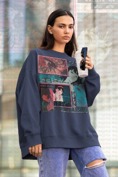 Perfect Blue Mima Kirigoe Sweatshirt, Perfect Blue Homage Sweatshirt, Perfect Blue Tees