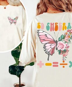 Ed Sheeran TShirt, Butterfly Tshirt, The Mathematics World Tour Shirt, Custom Tshirt, Country Shirt
