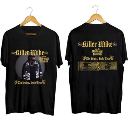 Killer Mike The High and Holy Tour 2023 Shirt, Rapper Killer Mike Shirt, The High and Holy Concert Shirt