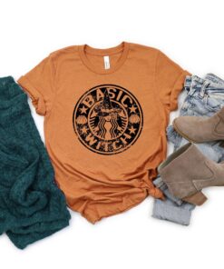 Basic Witch Shirt, Coffee Lover, Pumpkin Spice Shirt, Pumpkin Spice Season Comfort Colors Shirt