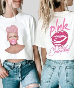 PINK Shirt, Pink bubblegum 2 Side Shirt, P!nk Summer Carnival Tour 2023 Shirt