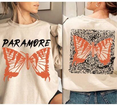 Paramore Music Shirt, 2 Side Vintage Merch Paramore American Sweatshirt