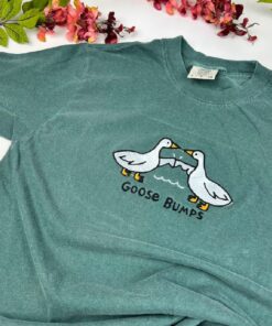 Goose T-Shirt, Goose Embroidered Shirt, Funny T-Shirt