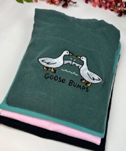 Goose T-Shirt, Goose Embroidered Shirt, Funny T-Shirt