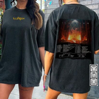 Illenium phoenix tee, Illenium dj tshirt, Comfort color shirt