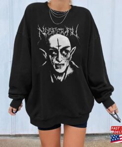 Black Metal Nosferatu Horror Shirt Film Sweatshirt T-Shirt