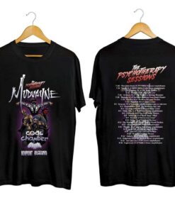 Mudvayne Summer 2023 U.S. Tour With Coal Chamber GWAR Shirt, Mudvayne concert Shirt