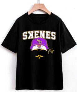 Lsu Tiger Shirt, Top Lsu Baseball Paul Skenes Stache Shirt