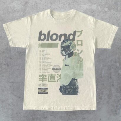 Frank Ocean Blond Album T-Shirt , Frank Blond Vintage 90s Style Graphic Shirt