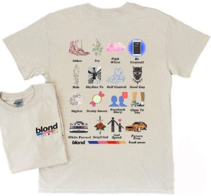 Blond Album Vintage Shirt, Frank Ocean Trendy Tee