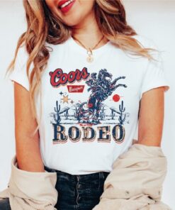 Coors Cowboy T-Shirt, Retro Cowboy Shirt, Wester Rodeo Shirt, Country Cowboy Graphic Tee
