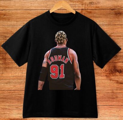 Dennis Rodman T-shirt, Dennis Rodman Jersey Tee