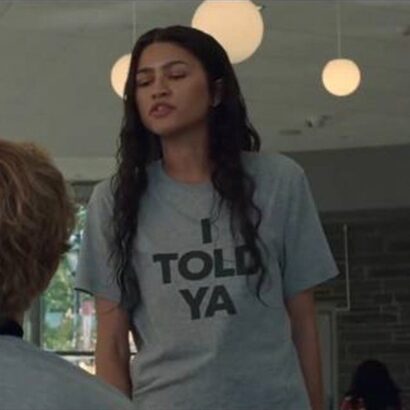 Zendaya I Told Ya Shirt, I Told Ya Shirt, Zendaya Challengers 2023 Shirt, Zendaya Shirt