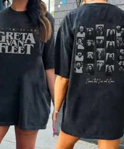 Greta Van Fleet World Tour 2023 Shirt, Vintage Greta New Album Shirt, Greta Van 2023 Tour Shirt