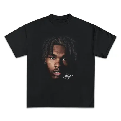 Lil Baby T-Shirt Rap Tee Concert Merch, Harder Than Ever Young Thug Gunna Hip Hop