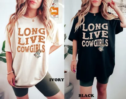 Long Live Cowgirls Shirt Comfort Colors Shirt, Nashville Cowgirl Country Music Concert Tee