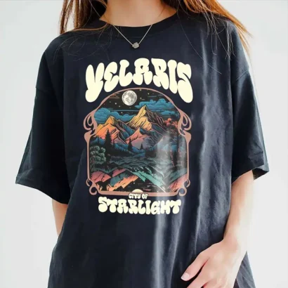 Velaris City Of Starlight Comfort Color Shirt, ACOTAR, Comfort Retro Velaris Shirt, House Of Wind Book Shirt