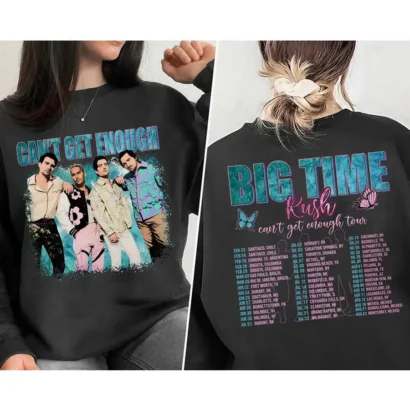 Big Time Rush Shirt, Big Time Rush Can't Get Enough Tour 2023 Tickets Shirt