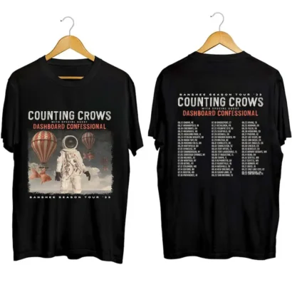 Counting Crows Tour 2023 Shirt, Counting Crows t shirt, Counting Crows 2023 Concert Shirt, Comfort color shirt