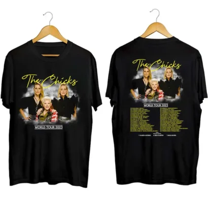 The Chicks 2023 World Tour Shirt, The Chicks Band T Shirt, The Chicks 2023 Concert Shirt, Comfort color shirt