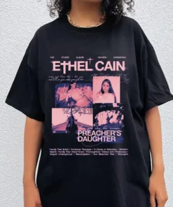 Ethel Cain Shirt, Ethel Cain Inspired T-Shirt, Preacher's Daughter Album Shirt