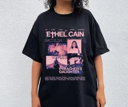 Ethel Cain Shirt, Ethel Cain Inspired T-Shirt, Preacher's Daughter Album Shirt