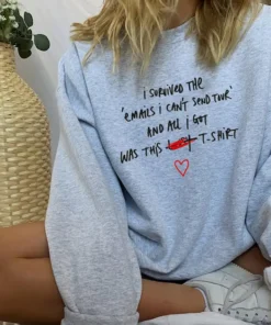 I Survived The Emails I Can't Send Tour t-shirt, Sabrina Carpenter Tshirt, Sabrina Carpenter Concert Shirt