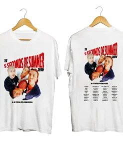 5 Seconds Of Summer World Tour 2023 2024 Shirt, 5sos T Shirt, 5sos World Tour 2023 Shirt, Comfort color shirt