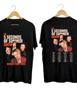 5 Seconds Of Summer World Tour 2023 2024 Shirt, 5sos T Shirt, 5sos shirt