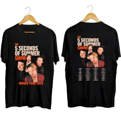 5 Seconds Of Summer World Tour 2023 2024 Shirt, 5sos T Shirt, 5sos shirt