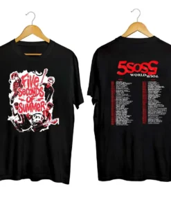 5 Seconds Tour 2023 2024 Shirt, 5sos t shirt, 5sos comfort colors shirt