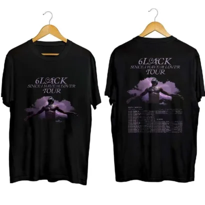 6lack 2023 Tour Shirt, 6lack t shirt, 6lack 2023 concert comfort clolors shirt