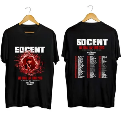 50cent The Final Lap Tour 2023 Shirt, 50cent Shirt, 50cent 2023 Concert Shirt, Comfort color shirt