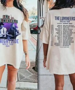 The Lumineers Brightside World Tour Shirt, The Lumineers Tour Shirt
