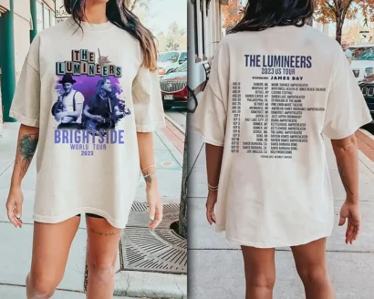 The Lumineers Brightside World Tour Shirt, The Lumineers Tour Shirt