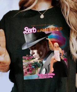 Barbenheimer Barbie Movie Oppenheimer comfort color Shirt, Come On Let’s Go Party comfort color Shirt