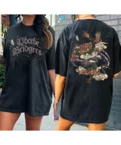 Phoebe Dragons Bridgers Shirt, Phoebe Boygenius Tshirt, Punisher Phoebe Dragon Shirt