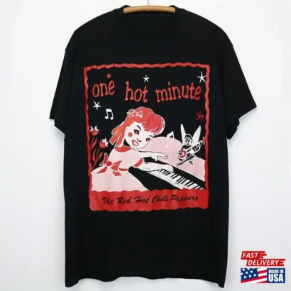 Red Hot Chili Peppers Shirt 1995 One Minute T-Shirt Rhcp Vintage Red hot chili Shirt