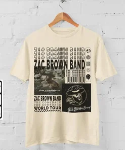 Zac Brown Shirt, Zac Brown Tour 2023 Tickets Album The Comeback Tee