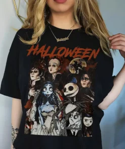 Retro 90s Halloween Corpse Bride Shirt, Vintage Horror Corpse Bride Halloween Sweatshirt, Retro Halloween Movie Hoodies