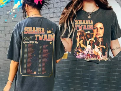 Shania Concert Tour Shirt, Shania Let's Go Girls Tee, Shania Twain Queen of Me Shirt